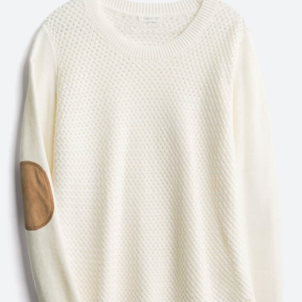 Let & Me Josey Elbow Patch Sweater